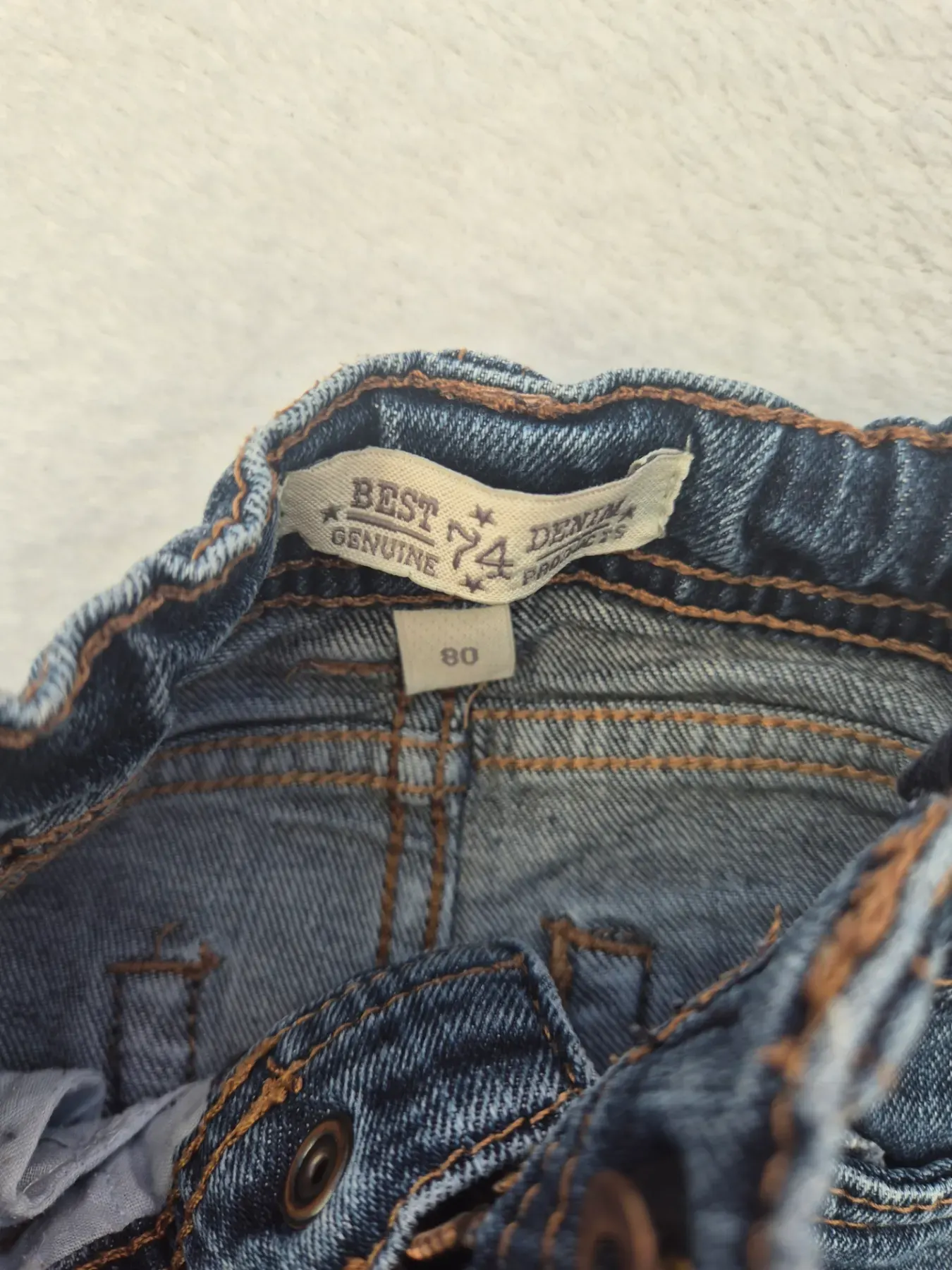 Jeans Jeanshose, Jungen, Papagino, Größe 80