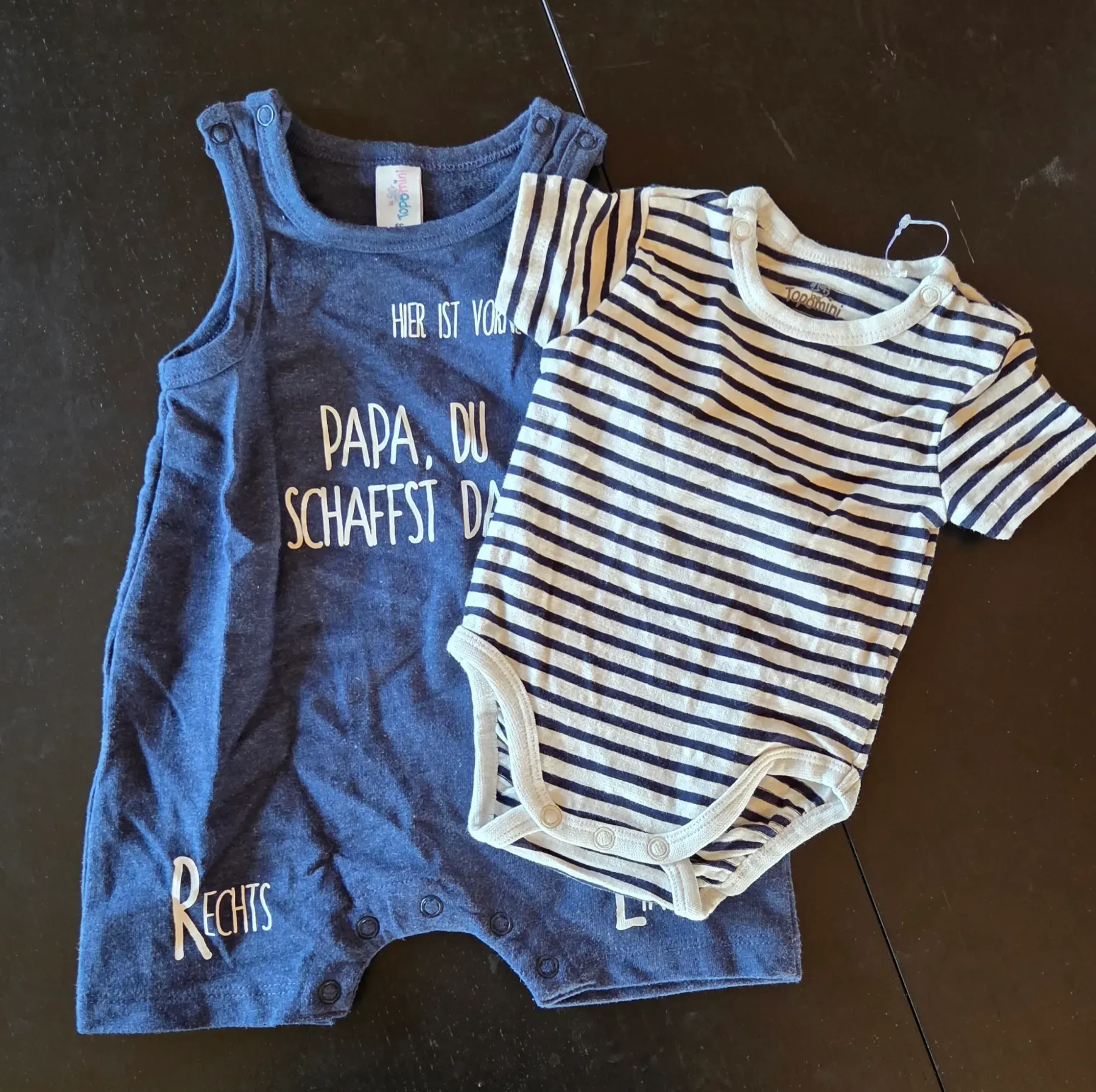 Witziges Baby-Set für - Anfänger-Papas – Gr. 56