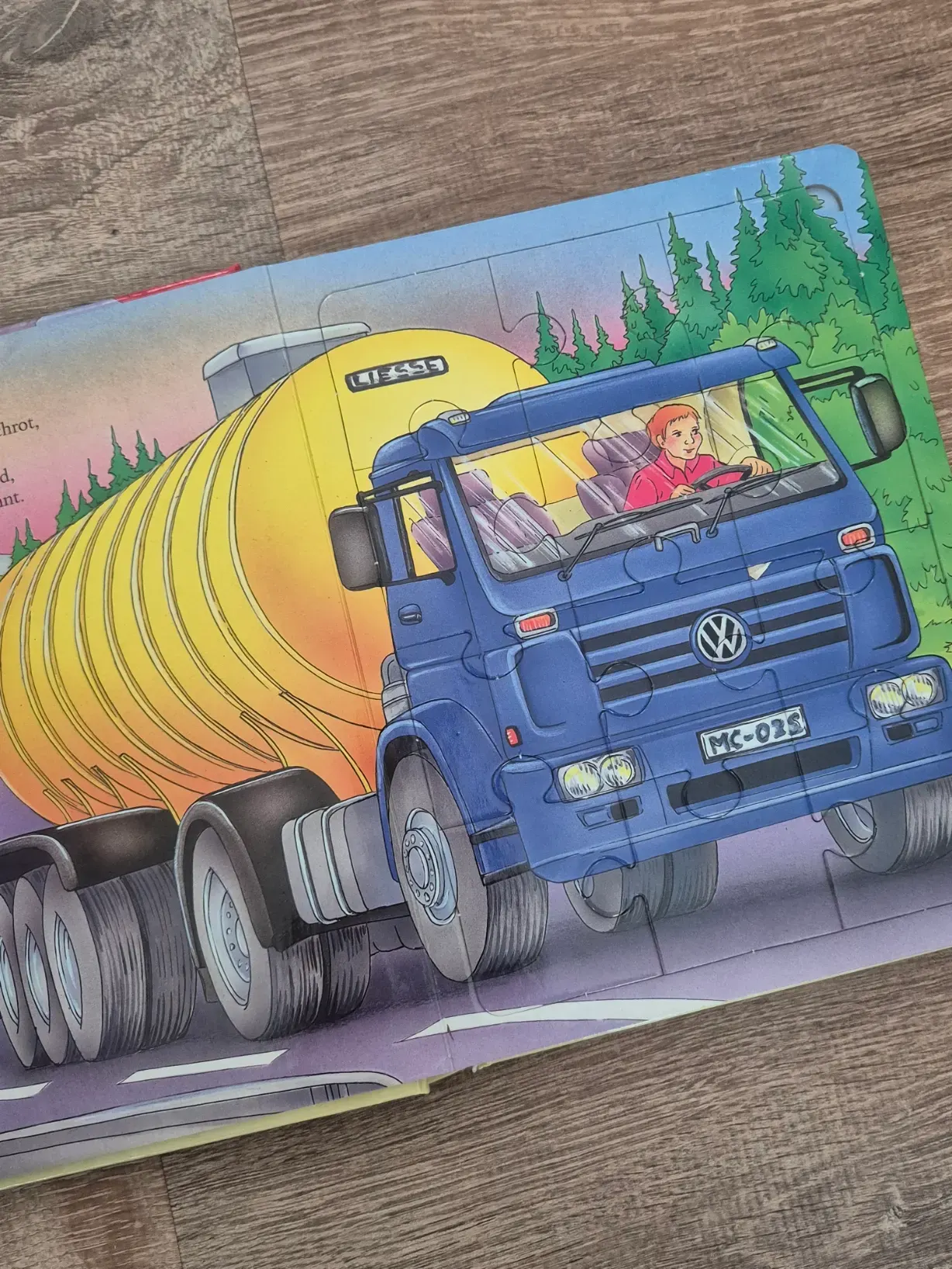 Puzzlebuch "Fahrzeuge", 5 Puzzle, Edition Trötsch
