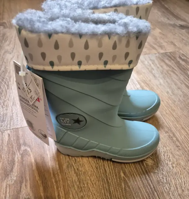 Neu - Regenstiefel mit Licht, gefüttert, Kinder, Lupilu, Größe 25