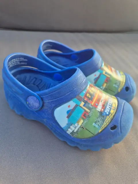 Gummischuhe Hausschuhe Badeschuhe, Jungen, Feuerwehrmann Sam, Größe 25