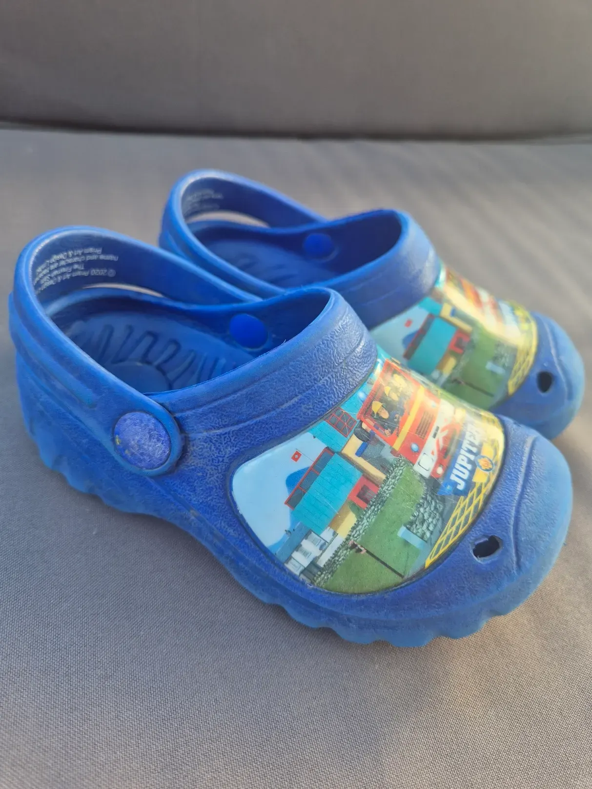Gummischuhe Hausschuhe Badeschuhe, Jungen, Feuerwehrmann Sam, Größe 25