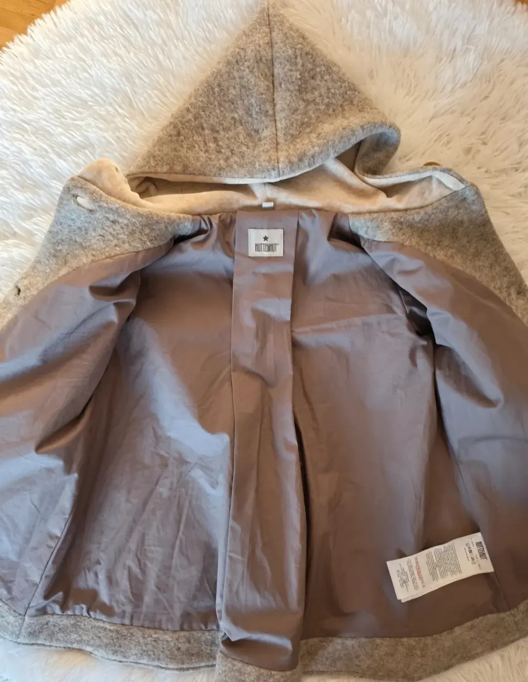 Huttelihut Mantel Wolle Trenchcoat 110