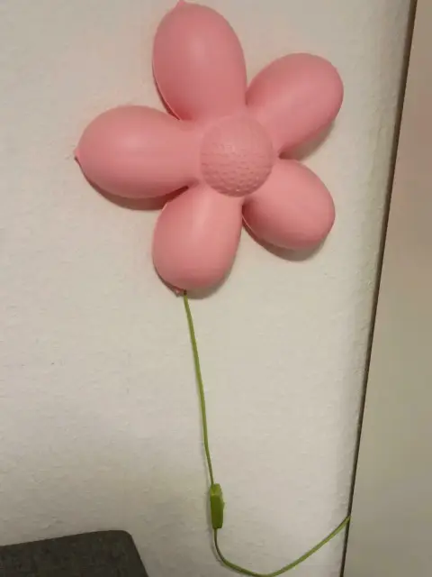 Wandleuchte Blume