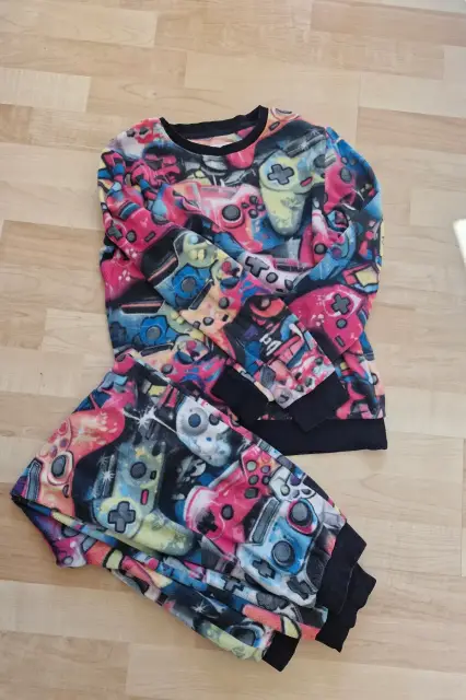 Next Gamer Fleece Lounge Anzug 12y 152
