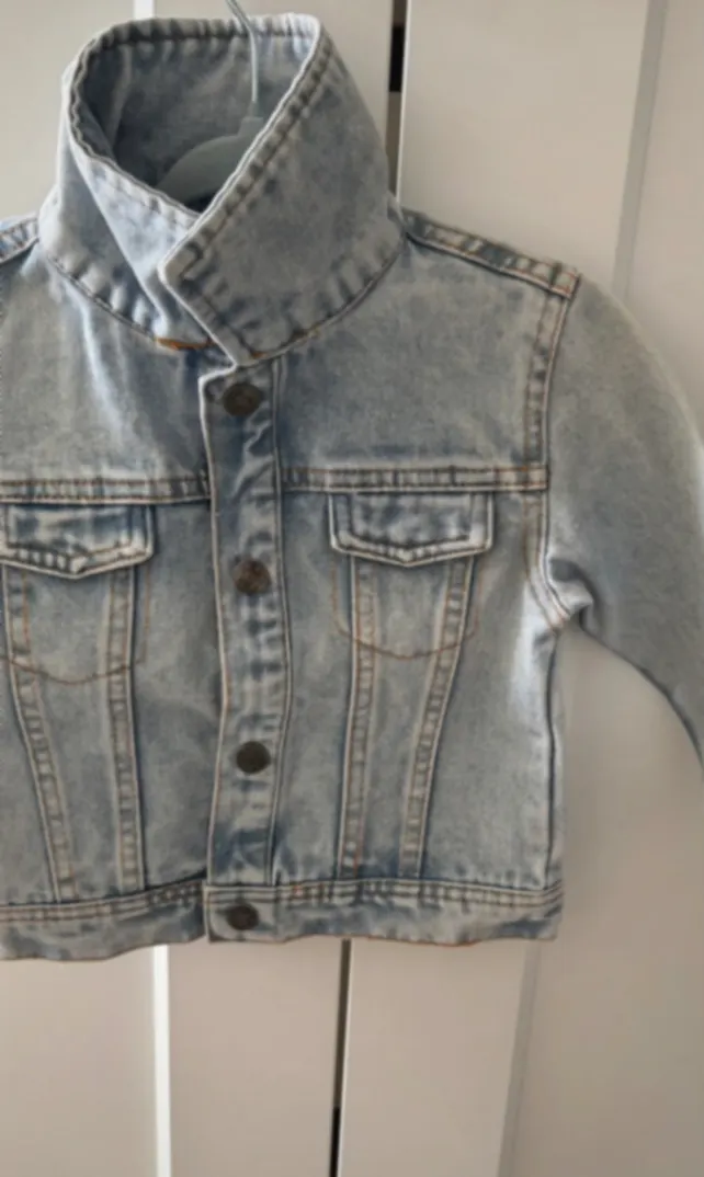 Jeansjacke Gr. 86 Baby Kinderjacke Denim Jacke Jungen Mädchen