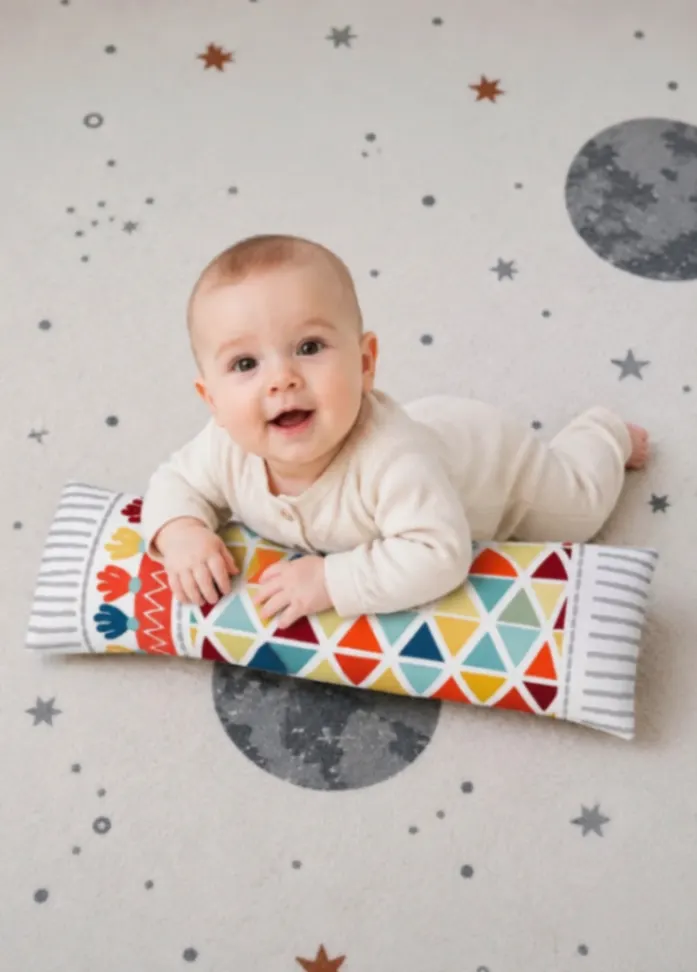 Tummy Time | Bauchstütz-Kissen | Geometrisch | Bunt | Kissen Bauchlage