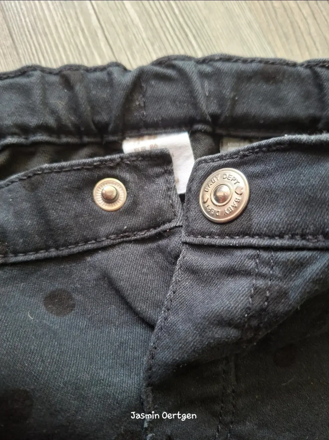 Jeans Hose mit Punkten  | H&M | Gr. 86