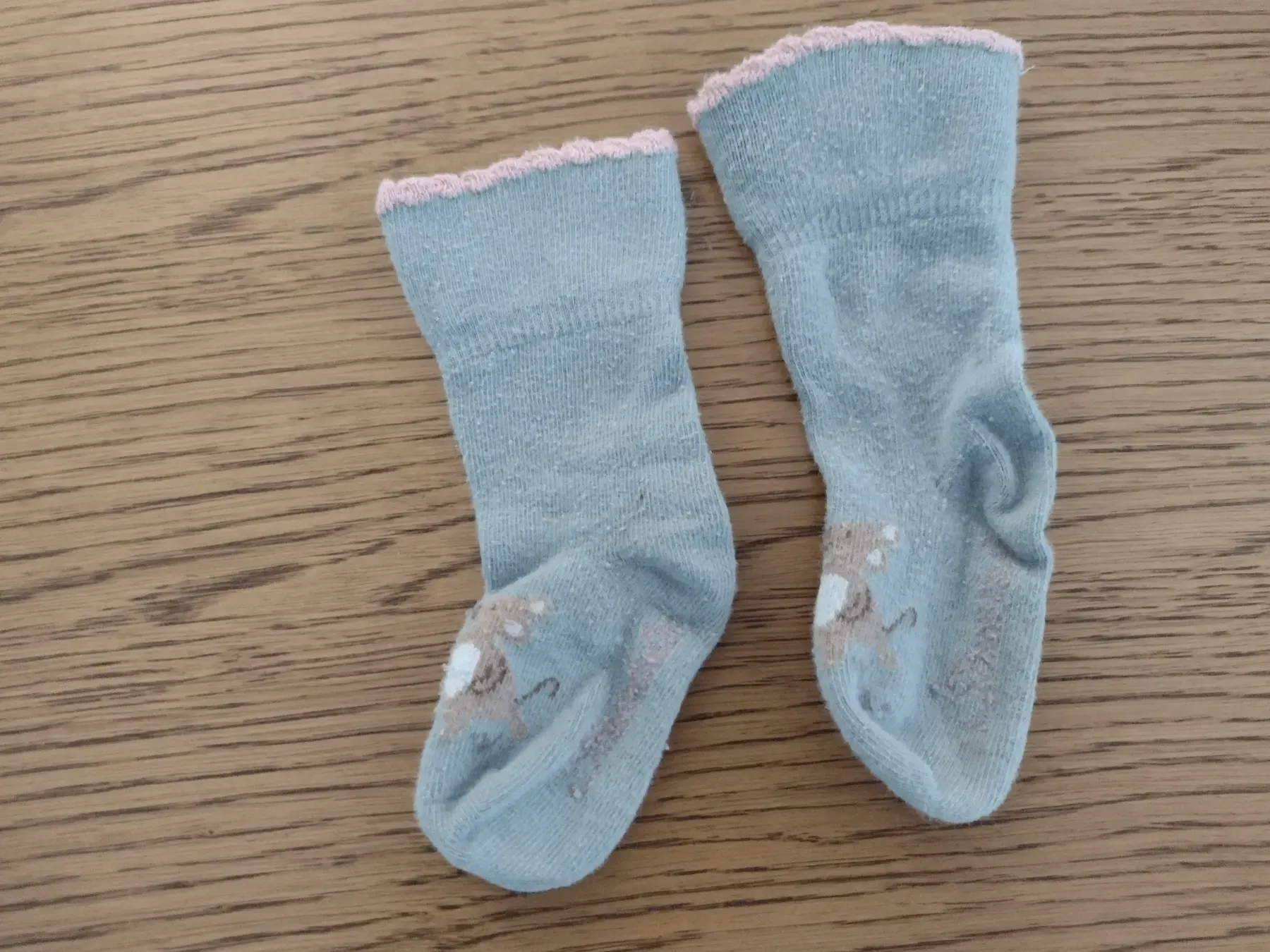 Socken Türkis Blumen Tier Größe 17/18 Ergee