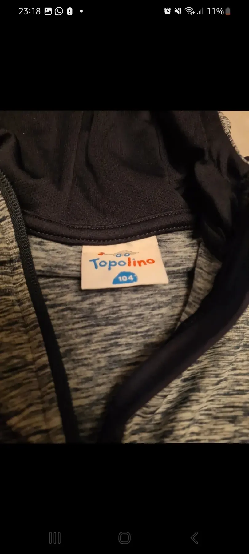 Softshelljacke Kapuzenjacke Größe 104 von Topolino