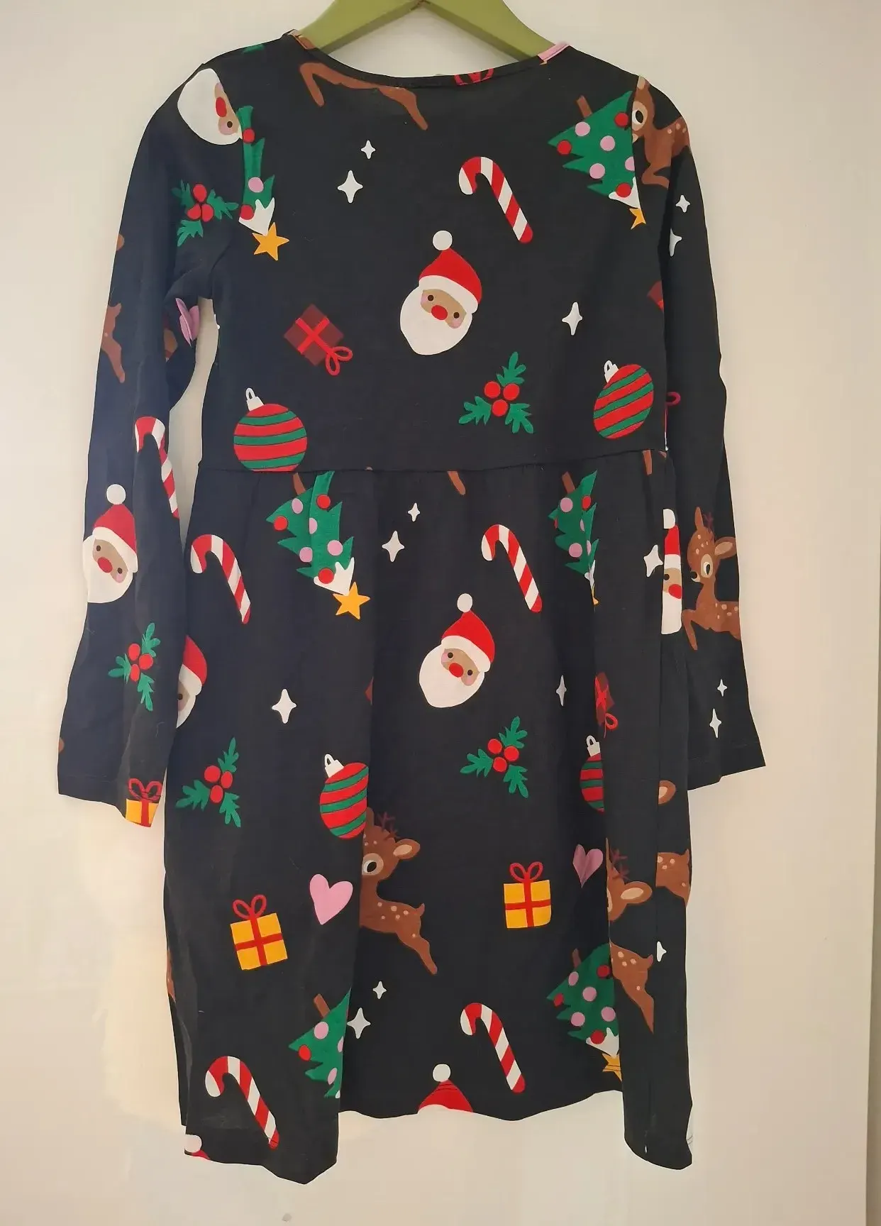 H&M Weihnachtskleid langarm 122/128