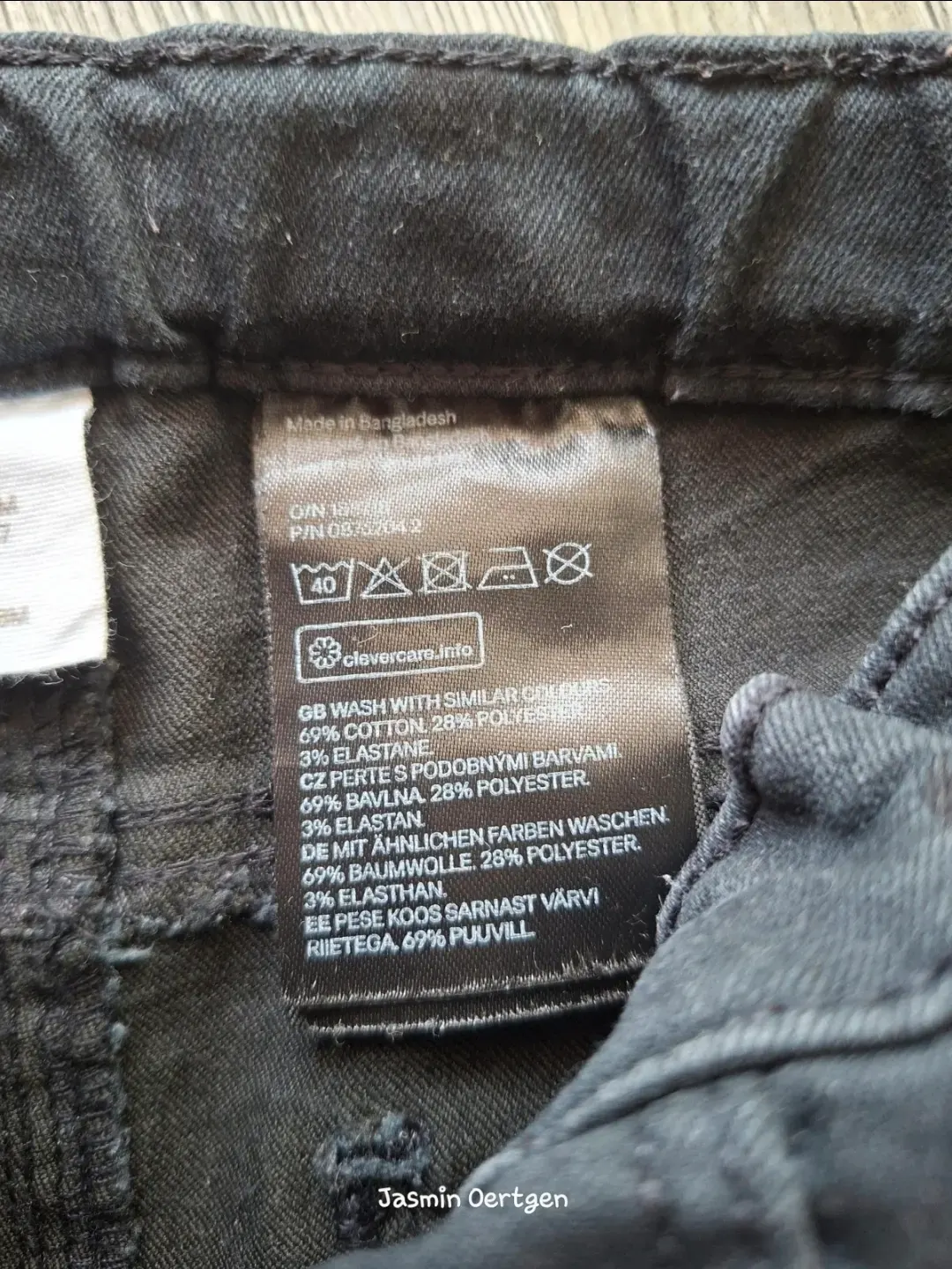 Jeans Hose mit Punkten  | H&M | Gr. 86