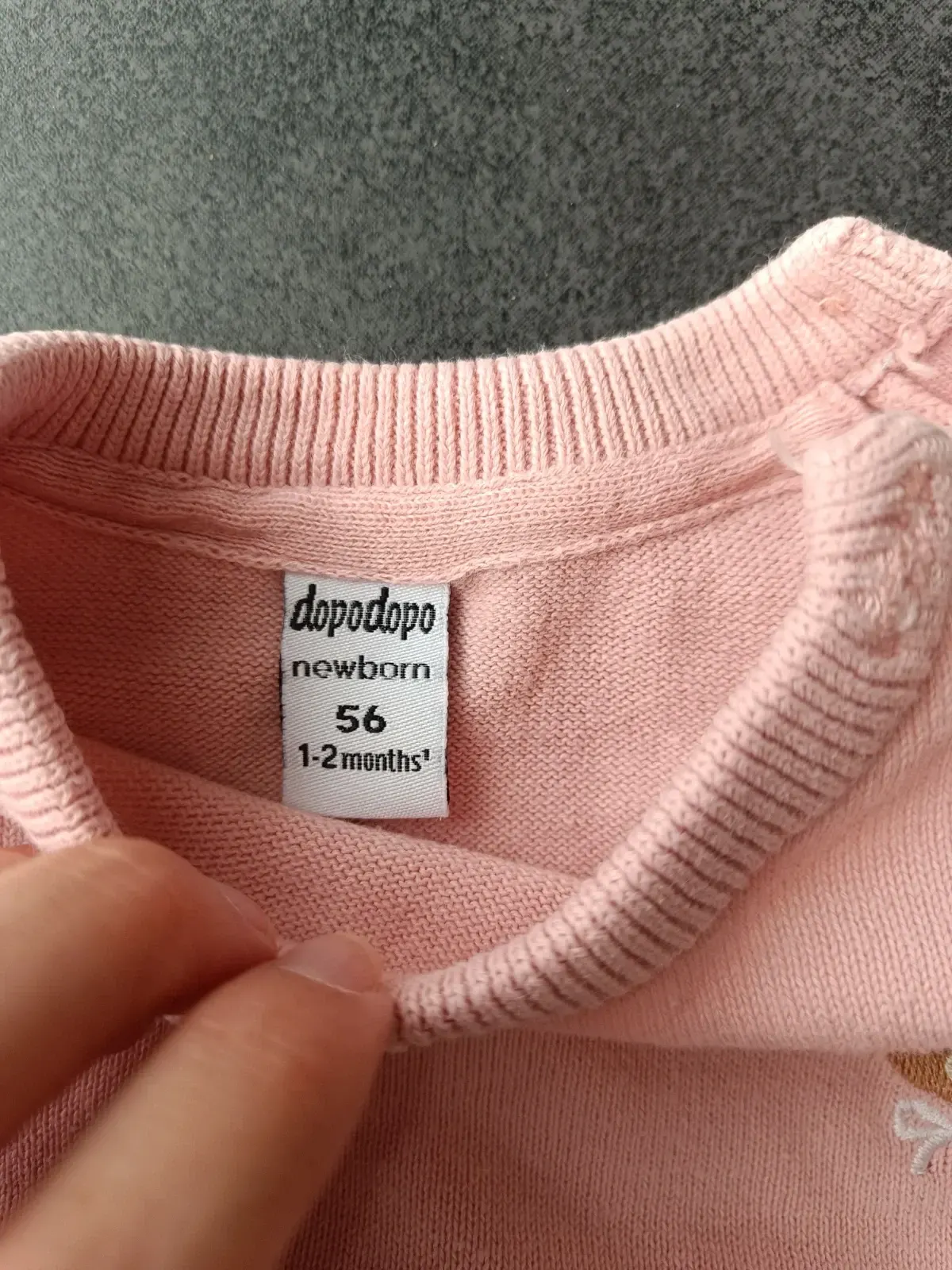 Pullover mit Bärchen Gr. 56