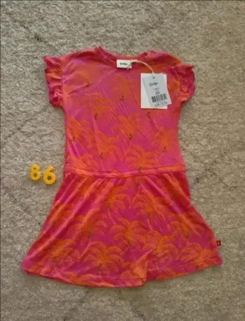 Feetje Samba Shake Kleid pink orange Größe 86