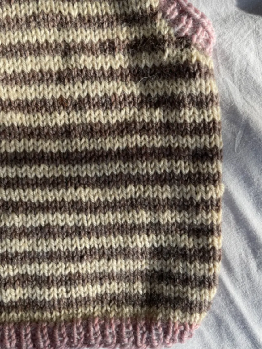 Handmade gestrickte Weste/ Pullunder aus Wolle /handmade /montessori