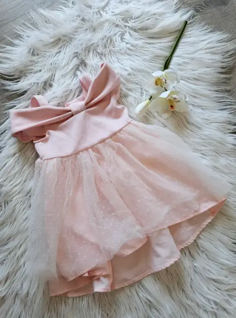 Kleid Hochzeit/Fest Gr. 80 Tüll