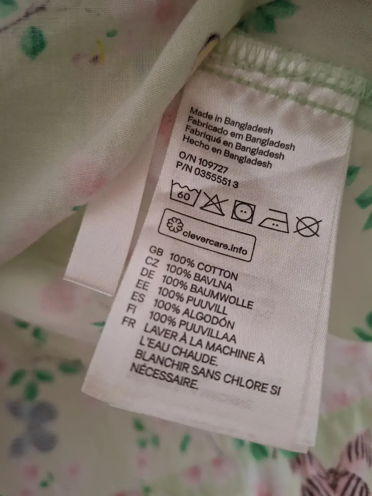 H&M Sommerkleid Schmetterling & Schleife mit Druckknöpfen 122